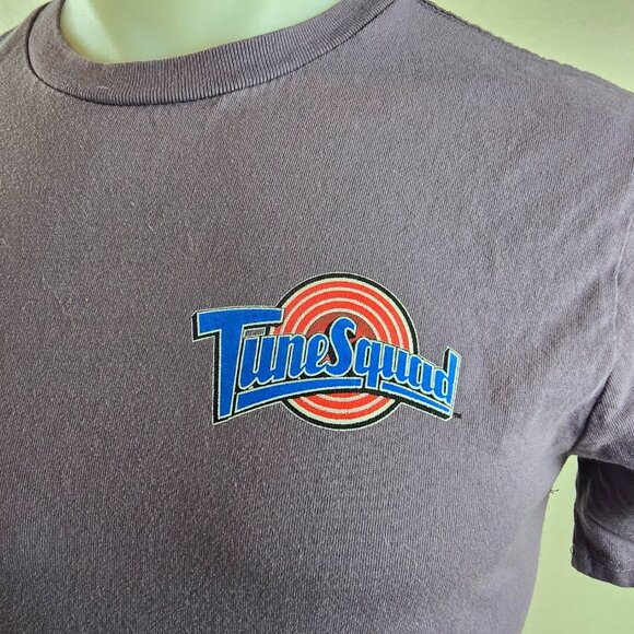 Mitchell & Ness T Shirt Mens Small Purple Tune Squad Space Jam Graphic Tee 1644 - Picture 4 of 7